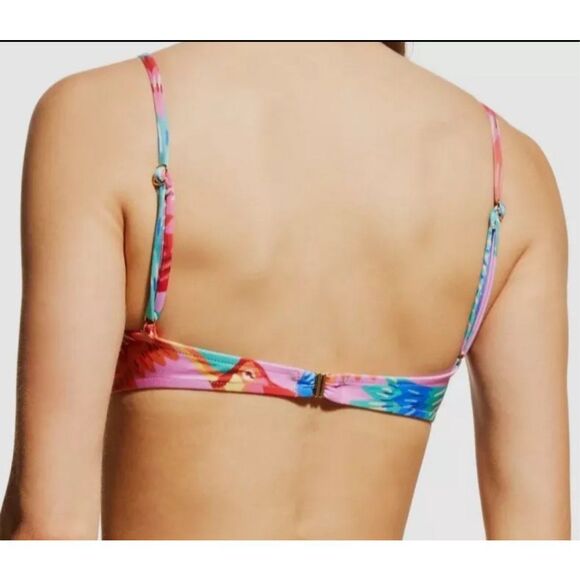 NWT- FARM RIO “HAPPY TOUCAN” VIBRANT COLORED BIKINI SET- SIZE XS/SMALL - Picture 4 of 15